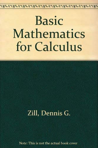 Basic Mathematics for Calculus - Click to Buy