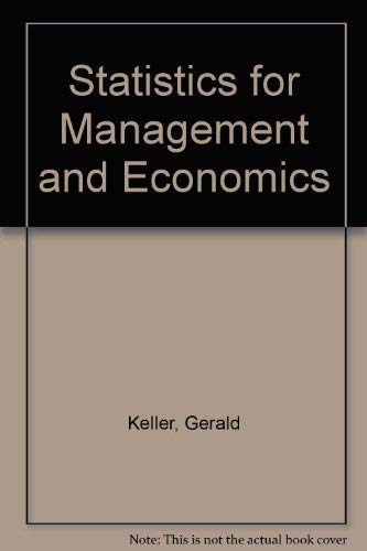 Statistics for Management and Economics - Click to Buy