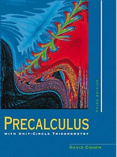 Precalculus With Unit-Circle Trigonometry - Click to Buy