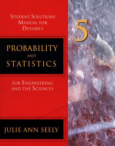 Student Solutions Manual for Prob & Stats for Engineering & - Click to Buy
