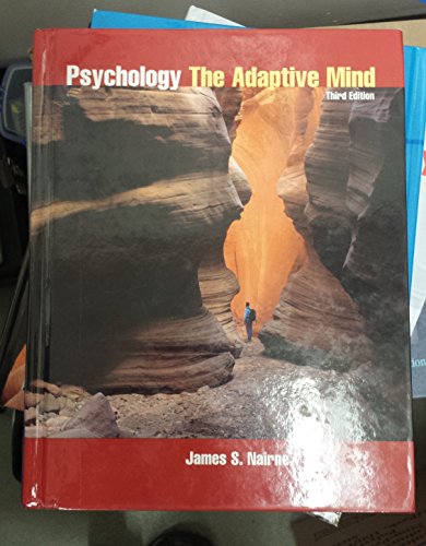 Psychology: The Adaptive Mind (Non-InfoTrac Version) - Click to Buy