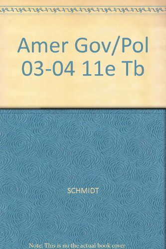 Amer Gov/Pol 03-04 11e TB - Click to Buy