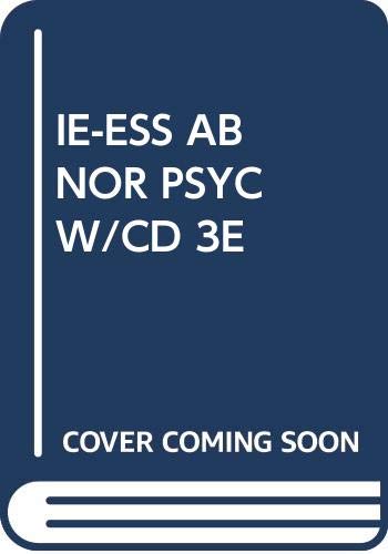 Essentials of Abnormal Psychology, Instructor's Edition,3rd - Click to Buy
