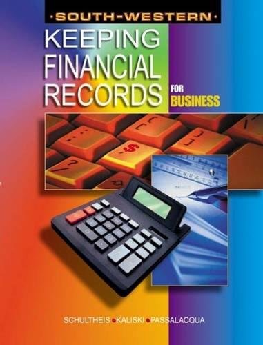 Keeping Financial Records for Business - Click to Buy