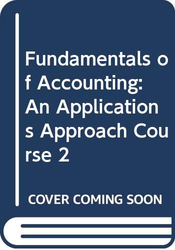 Fundamentals of Accounting, Course 2: Student Textbook - Click to Buy