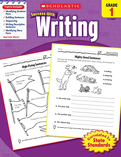 Scholastic Success With Writing: Grade 1 Workbook - Click to Buy