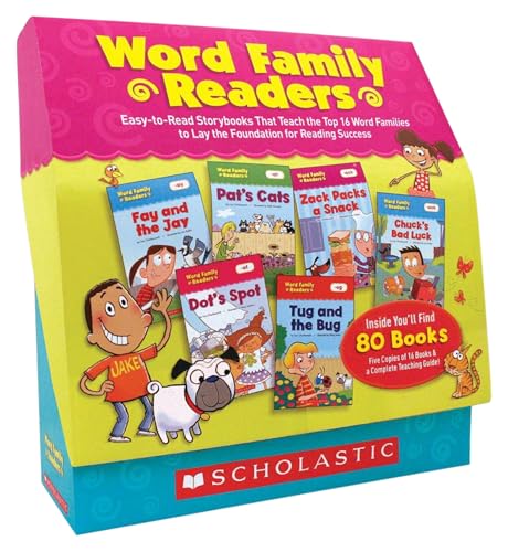 Word Family Readers Set: Grades K-2: Easy-to-Read Storybooks That Teach the Top 16 Word Families to Lay the Foundation for Reading Success - Click to Buy