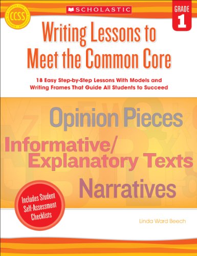 Writing Lessons To Meet the Common Core: Grade 1 - Click to Buy