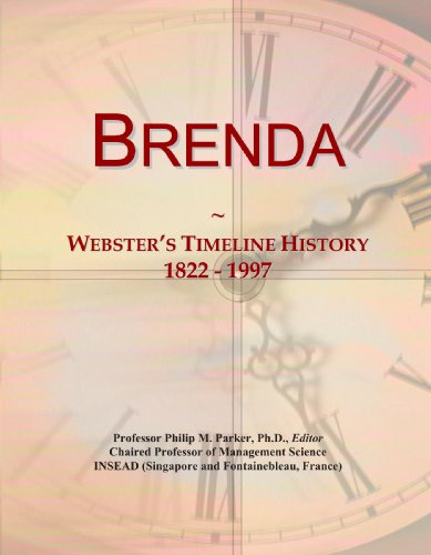 Brenda: Webster's Timeline History, 1822 - 1997