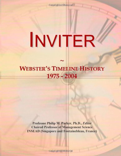 Inviter: Webster's Timeline History, 1975 - 2004 - Click to Buy