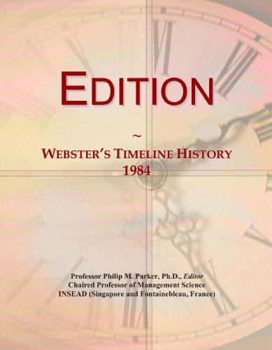 Edition: Webster's Timeline History, 1984 - Click to Buy