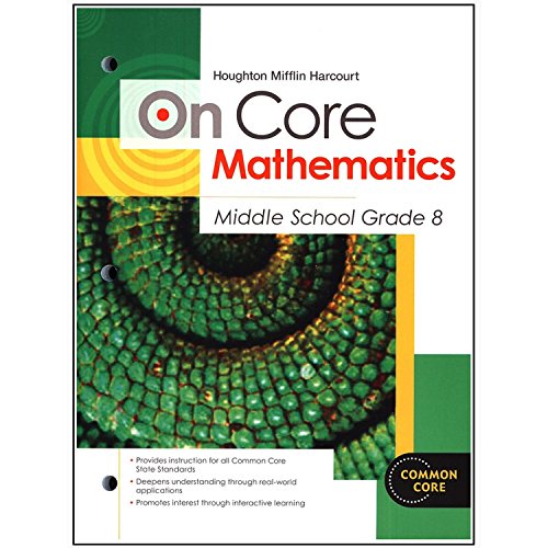 On Core Mathematics, Middle School Grade 8 - Click to Buy