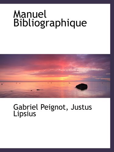 Manuel Bibliographique - Click to Buy