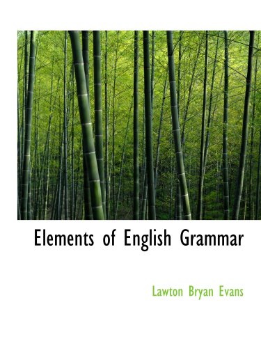 Elements of English Grammar - Click to Buy