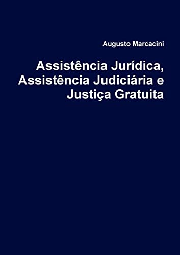 Assistncia Jurdica, Assistncia Judiciria e Justia Gratuita - Click to Buy