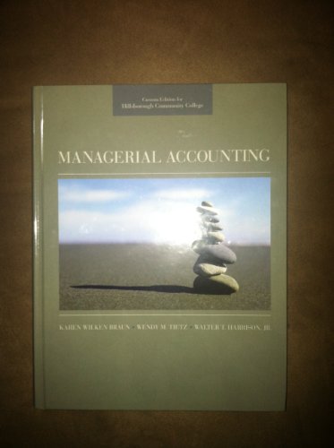 Managerial Accounting (Custom Edition for Hillsborough Community College) - Click to Buy