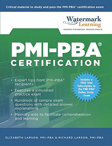 PMI-PBA Certification Study Guide - Click to Buy