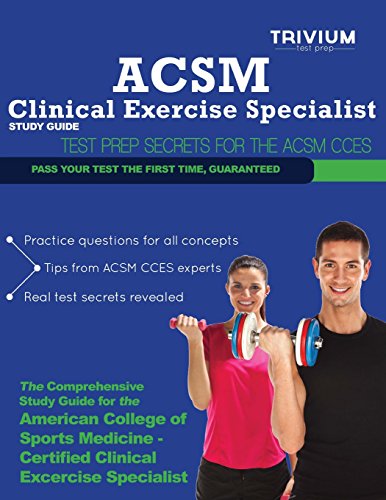 ACSM Clinical Exercise Specialist Study Guide: Test Prep Secrets for the ACSM CCES - Click to Buy