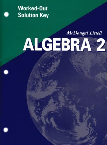 Larson Alg2 Solution Key 2001
