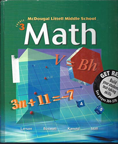 Middle School Math, Course 3 - Click to Buy