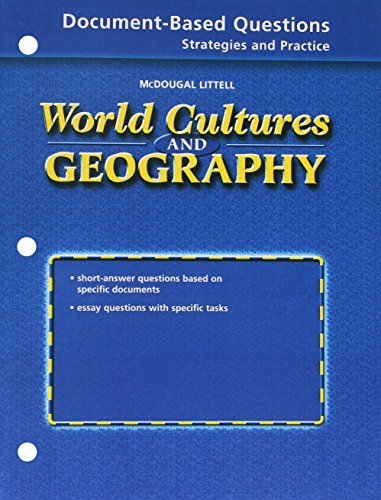 McDougal Littell World Cultures & Geography: Document Based Questions Grades 6-8 - Click to Buy