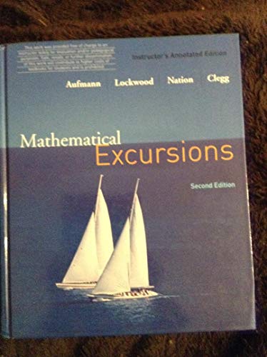 Mathematical Excursions: Instructor's Annotated Edition (2nd Edition) - Click to Buy