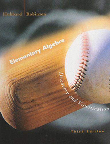 Elementary Algebra:discovery + Visualization + Hm3 Cd + Study + Solutions Manual 3rd Ed + Nolting Math Study Skills Workbook 2nd Ed - Click to Buy