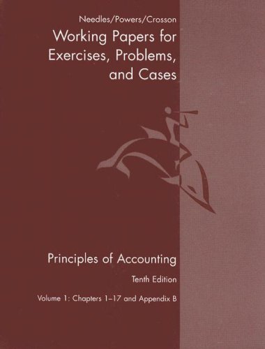 Principles of Accounting Working Papers: Chapters 1 - 17 - Click to Buy