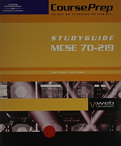 MCSE CoursePrep StudyGuide: Exam #70-219, Designing a Microsoft Windows 2000 Directory Services Infrastructure - Click to Buy