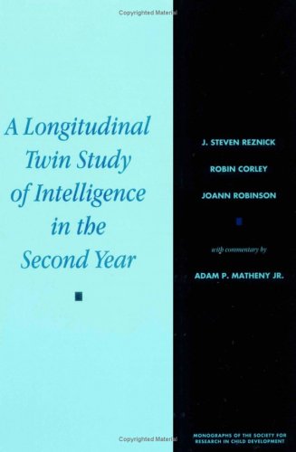 A Longitudinal Twin Study of Intelligence in the Second Year (Monographs of the Society for Research in Child Development) - Click to Buy