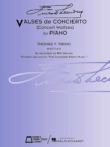 Ernesto Lecuona - Valses De Concierto: Concert Waltzes for Piano - Click to Buy