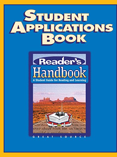 Great Source Reader's Handbooks: Student Applications Book Grade 9 - Click to Buy