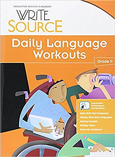 Write Source: Daily Language Workouts Grade 11 - Click to Buy