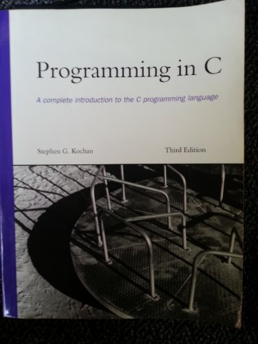 Programming in C (3rd Edition) - Click to Buy