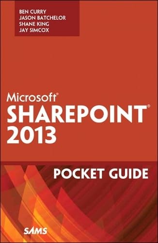 Microsoft SharePoint 2013 Pocket Guide - Click to Buy