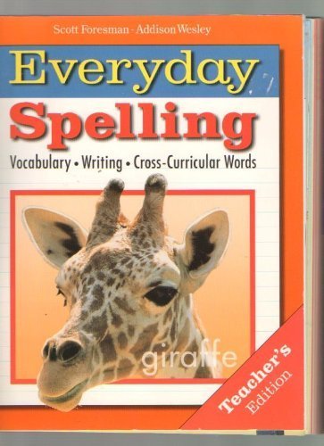 Everyday Spelling Grade 4 (Teacher's Edition) - Click to Buy