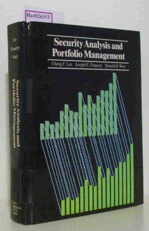 Security Analysis and Portfolio Management - Click to Buy