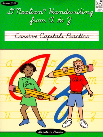 D'Nealian Handwriting from A to Z: Cursive Capitals Practice - Click to Buy