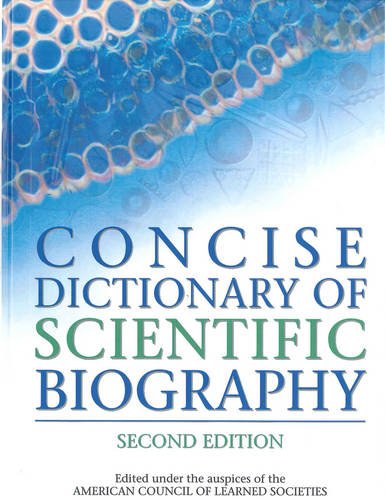 Concise Dictionary of Scientific Biography - Click to Buy