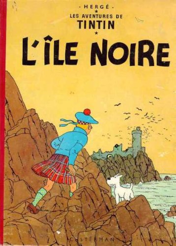 Les Aventures de Tintin / Tintin et l'Ile Noire (French edition of The Black Island) / Book and Videocassette Package - Click to Buy