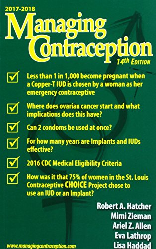 Managing Contraception 2017-2018 - Click to Buy