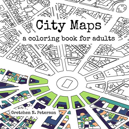 City Maps: A coloring book for adults - Click to Buy
