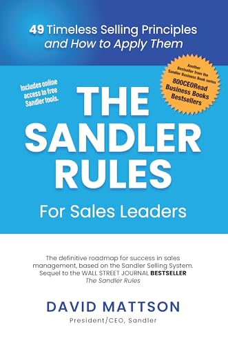 The Sandler Rules for Sales Leaders - Click to Buy