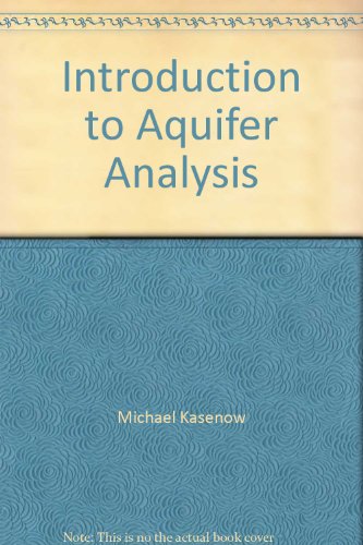Introduction to Aquifer Analysis - Click to Buy