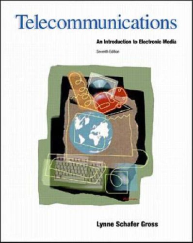 Telecommunications: An Introduction To Electronic Media - Click to Buy