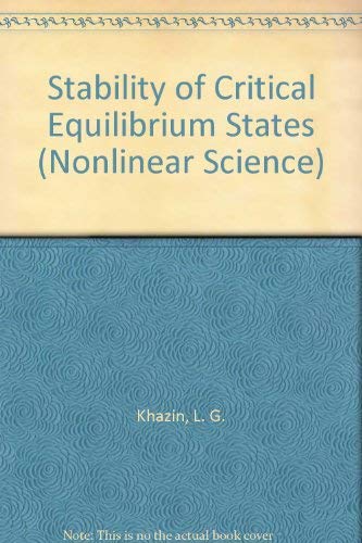 Stability of Critical Equilibrium States (NONLINEAR SCIENCE) - Click to Buy
