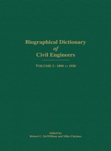 Biographical Dictionary of Civil Engineers in Great Britain and Ireland - Volume 3: 1890-1920