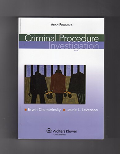 Criminal Procedure: Investigation - Click to Buy
