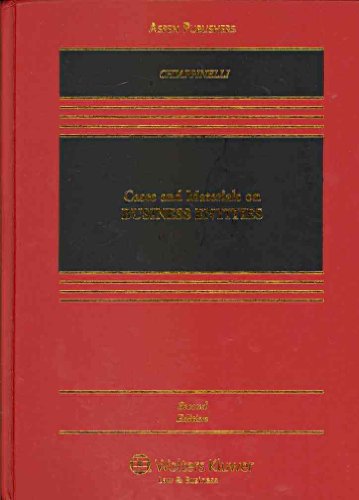 Cases and Materials on Business Entities - Click to Buy
