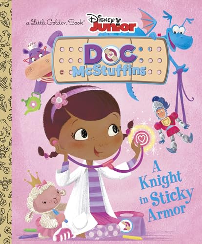 A Knight in Sticky Armor (Disney Junior: Doc McStuffins) (Little Golden Book) - Click to Buy